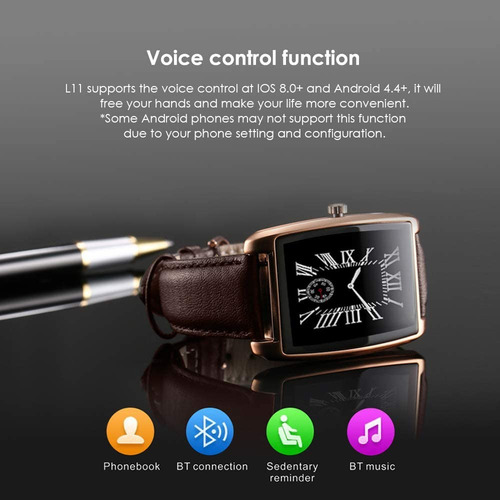 Reloj Inteligente Smart Watch Le Pan L11 Genmetal Bt 4.0