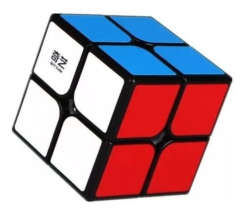 Cubo Rubik 2x2 Qiyi  Speedcube Fondo Negro Original