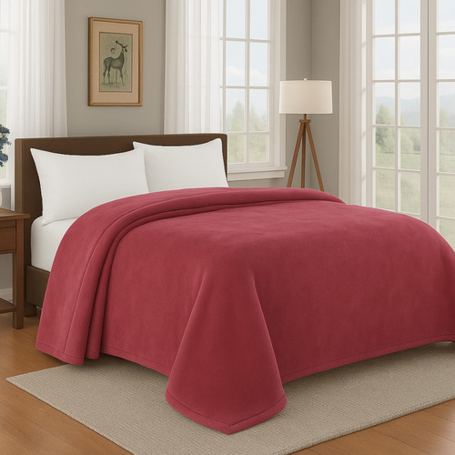 Manta Soft Microfibra Inverno Alta Qualidade Queen Cor Blush Desenho Do Tecido Liso