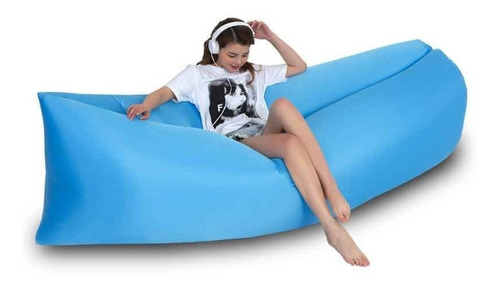 Cama Sillon Sofa Inflable Portatil Playa Colchon Descanso