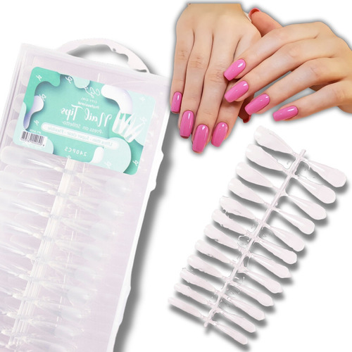 Uñas Soft Gel Stiletto City Girl 240 Pcs Postizas Manicura