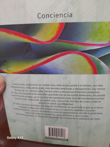 Libro Conciencia Osho La Clave Para Vivir En Equilibrio