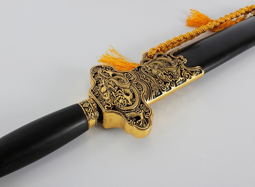 Imagem 4 de 5 de Espada Chinesa Tradicional Aço Jian Wushu Tai Chi Kung Fu
