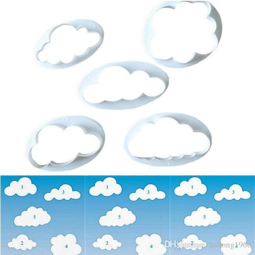 Cortante X 5 Unidades Forma Nubes Nube