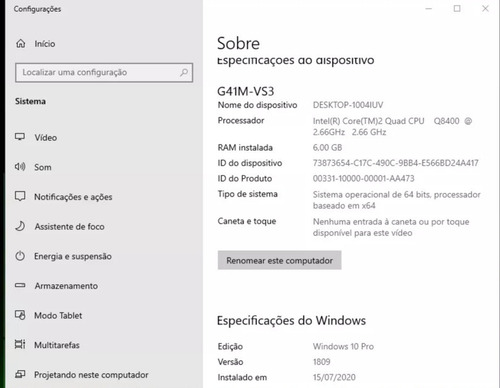 Computador Semi Gamer