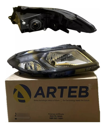 Farol Chevrolet Onix/ Prisma Joy 14 15 16 17 18 2019 Fume