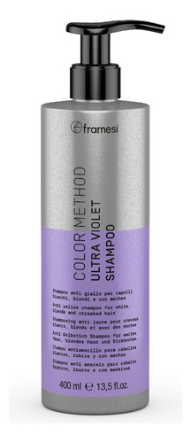 Shampoo Matizador Ultra Violet Anti Amarillo Framesi 400ml