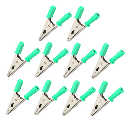 Pinza De Prueba Green Green Spring, 10 Unidades, Cocodrilo J