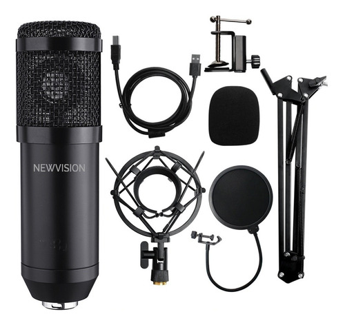 Imagen 6 de 9 de Kit Microfono Condenser Profesional Usb Pc Estudio Stream