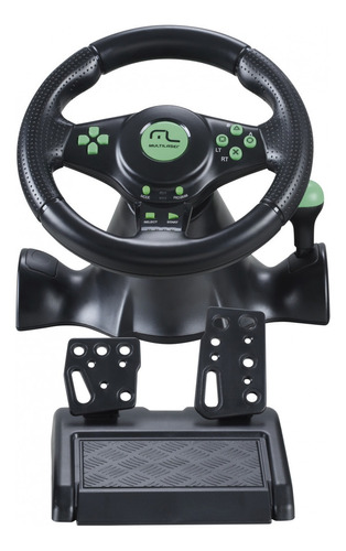 Volante Game Racer 4 Em 1 Para Xbox 360, Ps2, Ps3 E Pc