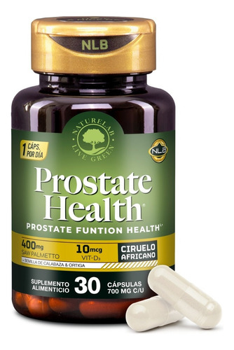 Nlb Prostate Health® Suplemento Para Próstata Sana, Sin sabor