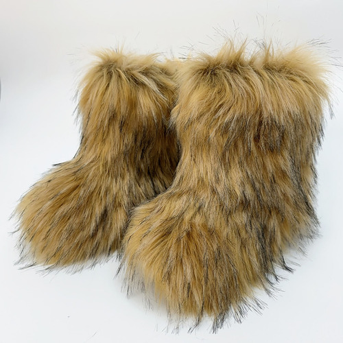 Botas Peludas De Invierno Para Mujer, Cómodas, Cálidas, Y2k