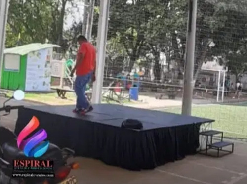 Alquiler Carpa Tarima Silla Rimax Mesa Tablón Redonda