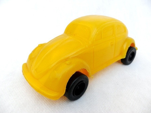 Vw  Fusca Brinquedo De Plastico Bolha  16 Cm Usado 