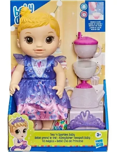 Boneca Baby Alive Glam SPA Dia de Princesa Morena F3565 - Hasbro