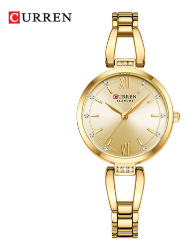 Relojes De Cuarzo Con Diamantes De Moda De Acero Inoxidable