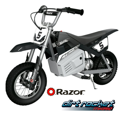 Moto Eléctrica Razor Mx350 Black Edition P/ Niño +13 Años