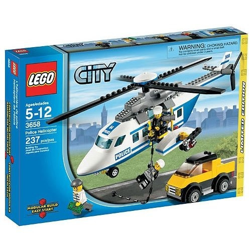 Lego City Limited Edition Set No. 3658 Police Helicopter