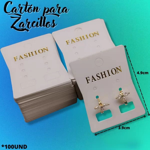 Cartones Para Zarcillos, Pulseras, Cadenas