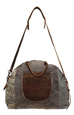 Bolso De Hombro De Lona Reciclada Myra Bags Flowering S-0704