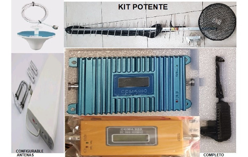Kit Potente Amplificador Señal Celular 3g Claro Movistar 850