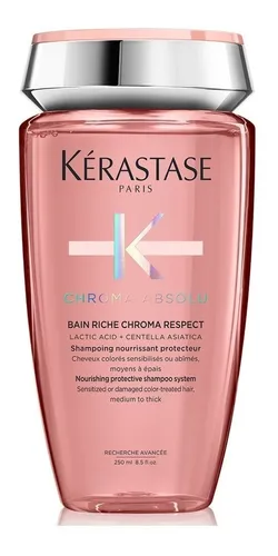comprar Shampoo Kérastase Chroma Absolu Bain riche chroma respect en botella de 250mL por 1 unidad