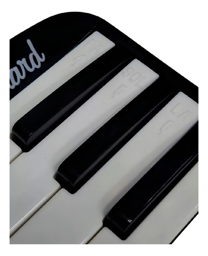 Flauta Melodica Piano 32 Notas Leonard Funda Color Negro
