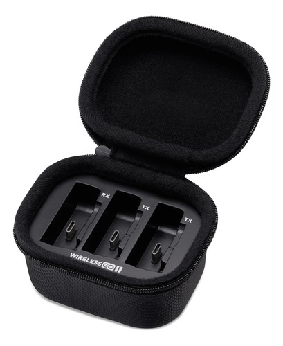 Estuche De Carga Rode Para Wireless Go Ii Color Negro