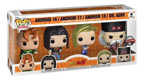 Funko Pop! Dragon Ball Z Androids 4 Pack