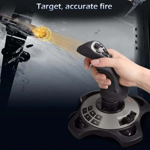 Joystick Para Pc, Controlador De Juego Usb Gaming Flight Sim