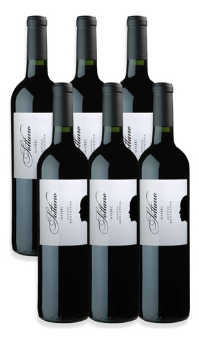 Vino Sottano Tinto Malbec 750ml Luján De Cuyo Caja X6u 