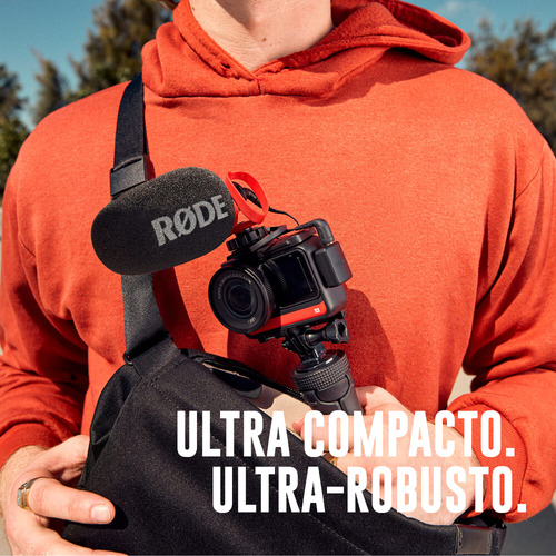Microfone Direcional Rode Videomicro Ii Câmera Digital Preto