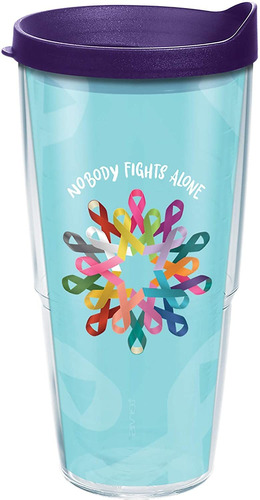 American Cancer Societyribbons Made In Usa Vaso Aislado...