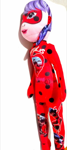 Peluche Ladybug Miraculus 48 Cm Alto Rojo (Usado)