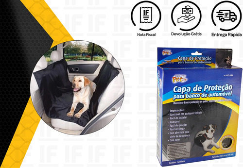 Capa Pet Impermeavel Protetor Para Bancos De Carros