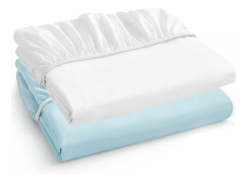 Pack De Sábanas Bajeras Ajustable Para Cama 2 Plazas 3angeli
