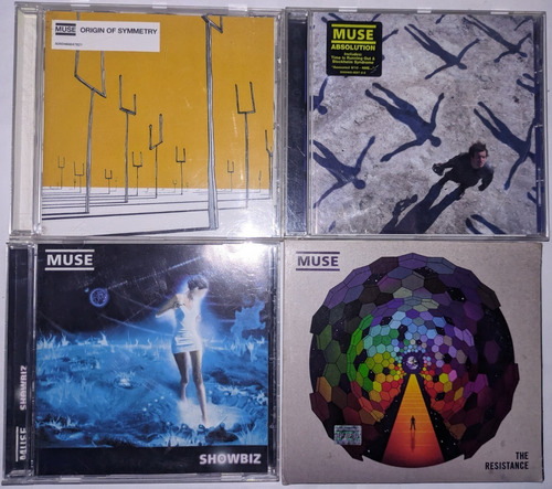 Muse - 4 Títulos Cd's ( 3 Importados, 1 Mexicano )