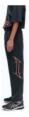 Jogging Trapstar Gamuzado Gris Estampado
