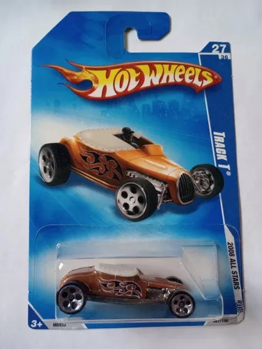 Hot Wheels Diecast Car Track T Malaysia 2008 Metal Bronce