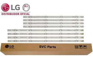 Kit 8 Barras Led LG 49uf6400 49uh6000 49uh6100 Nova Original