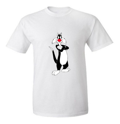 Remera Unisex Gato Silvestre Looney Tunes Sublimada