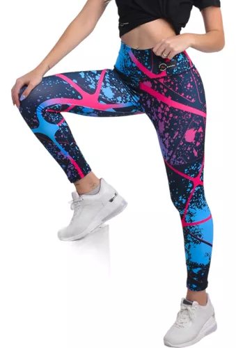 Calza Deportiva Running Mujer Dama Lycra Tiro Alto Art Gina