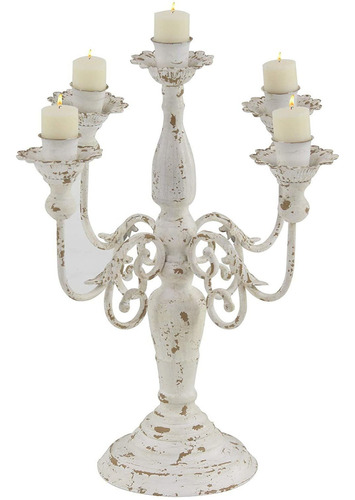 Candelabros, Medianos, Blanco