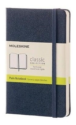 Cuaderno Moleskine Classic Pocket Hard - Azul Zafiro Plain