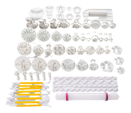 68 Unids Fondant Cake Decoration Kit De Herramientas Sugarcr