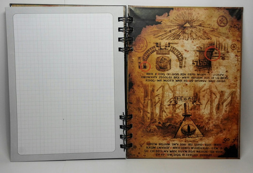 Imagen 3 de 5 de Cuaderno Gravity Falls 15*20 Cms 100 Hojas