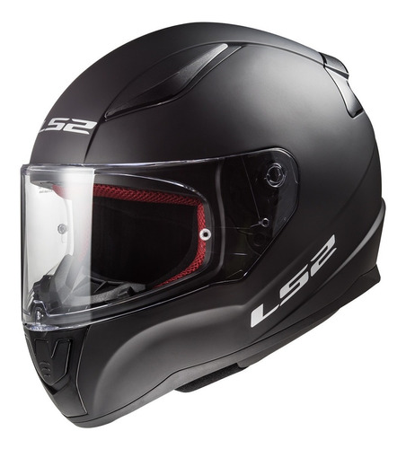 Casco Moto Integral Ls2 353 Rapid Solid Negro Mate Pr