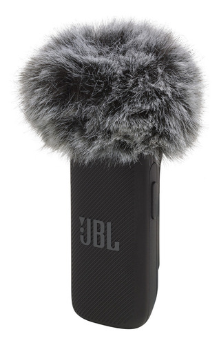Microfone Lapela Quantum Stream Wireless Jbl Preto Preto