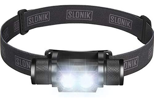 Slonik 900lm Recargable 2x Cree Led Faro Con Bateria De 2200