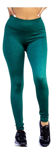 Calza Mujer Leggins Gofrada Estampada Animal Print